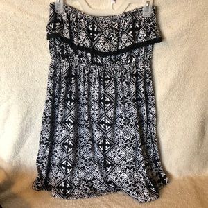 Faded glory large strapless dress